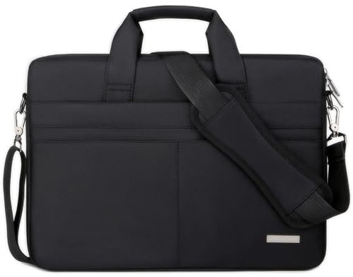 Ogetok Maletín para Portátil de 17,3 Pulgadas, Bolso de Hombro Grande para Portátil, Bolso de Mensajero para Ordenador de Negocios, Funda de Transporte para Hombres y Mujeres