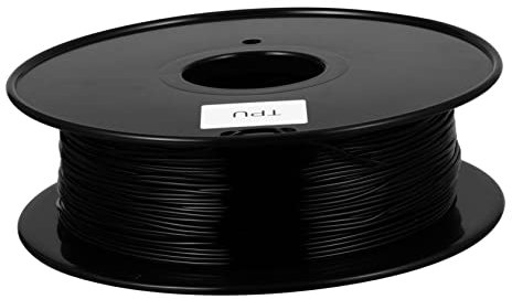 Filament TPU 1.75mm, TPU Filament 3D Printing Materials, for 3D Printer (Black)