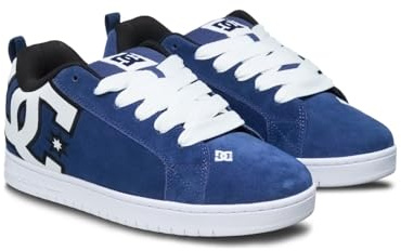 DC Shoes Herren Court Graffik Sneaker, Navy/White, 38 EU