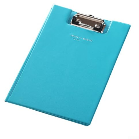 Klemmbrettmappe für DIN A4 mit sicherem Klemmsystem und pflegeleichter Kunststoffbeschichtung (Königsblau)