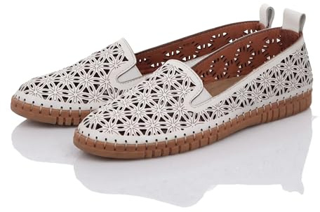 Gemini Damen Slipper weiß