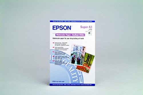 Epson WaterColor Paper - Radiant White, DIN-A3+, 188g/m², 20 Blatt, C13S041352