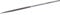 Bahco 2-302-16-2-0 Nadelfeile Dreikant, 160 x 3,8 mm Hieb 2