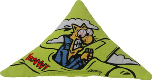 YEOWWW Catnip Green Purrr!-Muda Triangle 100% Catnip Filling