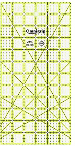 Prym Omnigrid 610210 Anti-Slip Ruler 6x12 inch Omnigrip
