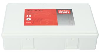 Carpoint | Erste-Hilfe-Set | 29-teiliges Set | Kompakte Box 260x170x60mm | Unentbehrlich für das Auto | Langlebig und zuverlässig