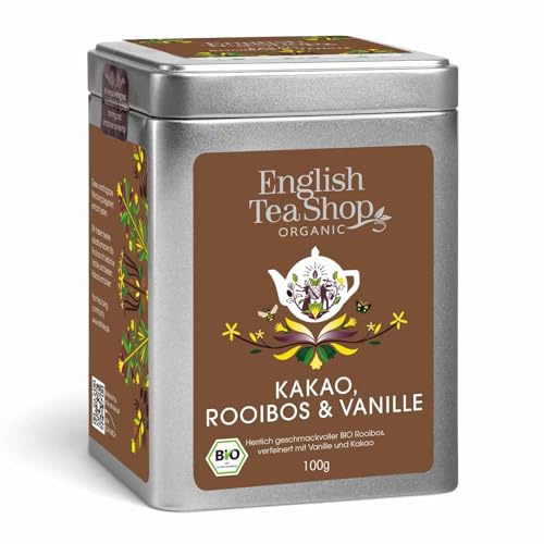ETS - Kakao Rooibos & Vanille, BIO, loser Tee, 100g Dose | milder Rooibos - mit gehaltvollem Kakao und Vanille - nachhaltig angebaut