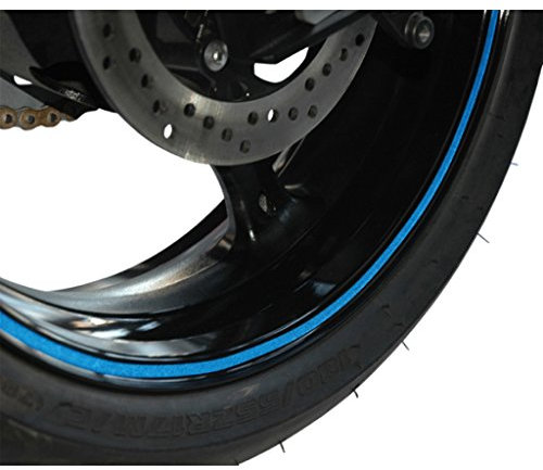 VICMA Reflektierende Rad/Rim Stripe 7 mm in Breite -Blau -600 cm in