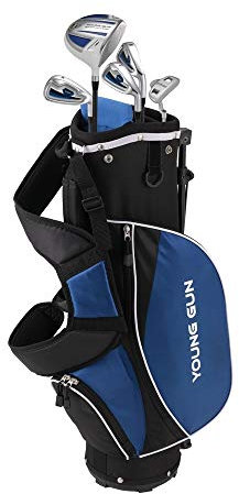 Young Gun ZAAP ACE Junior golf club Youth Set & bag for kids BLUE Ages 6-8