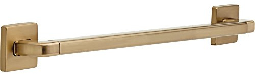 Delta Faucet 41924-CZ Angular Modern 24-Inch Grab Bar with Concealed Mounting, Champagne Bronze