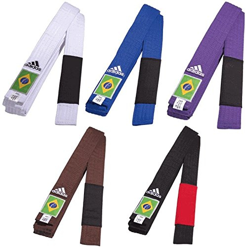 adidas Budogürtel/BJJ/Brazilian Jiu Jitsu Gürtel, violett, 320 cm