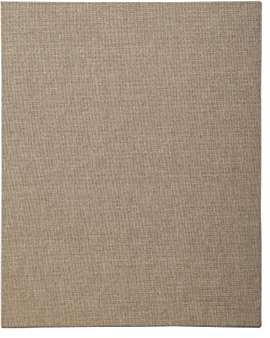 Clairefontaine - Ref 34147C - Tablero de lona natural - 20 x 20 cm, 3 mm de grosor, 75% algodón y 25% poliéster - Revestimiento transparente para pintura al óleo y acrílico