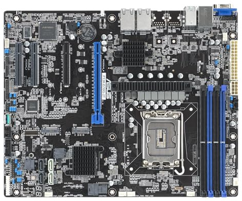 ASUS P13R-E/10G-2T Server Mainboard Sockel Intel LGA 1700 | ATX, 4x DDR5 ECC UDIMM, 2x M.2, Dual 10GB LAN, 8x SATA, 2x PCIe 5.0, 2x PCIe 4.0, 4x USB 10GB, 2x USB 2.0