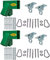 Safe Kidz Deluxe-Schaukel-Set aus Holz: Set mit 2 Stahl-Schaukelstreben, Set mit 4 Spielset-Aufhängern, Bohrer und alle Hardware und Anleitung (evtl. nicht in deutscher Sprache) für einfache