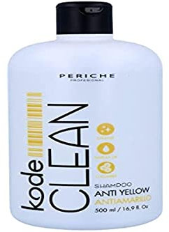 PERICHE, Negro, Kode Clean Anti Amarillo Champú 500 ml, 500
