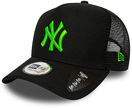 New Era New York Yankees MLB Diamond Era A-Frame Adjustable Trucker Cap - One-Size