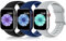 Higgs 3 Pezzi Cinturini Compatibile con Cinturino Apple Watch 40mm 41mm 38mm Donna e Uomo, Bracciale Sportivo in Silicone Morbido per iWatch Series(42mm 10) 9 8 7 SE 6 5 4 3 2 1, Blu abisso