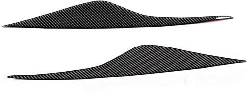 GMHB Für F&ord Mondeo MK4 2007-2013 Scheinwerfer Augenbrauen Trim Carbon Fiber Scheinwerfer Augenbrauen Augenlider Trim Dekoration Fit