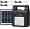 Kit De Iluminación De Generador Solar Portátil, Sistema De Generador Eléctrico Con Energía Solar De 6000 MAh Con Paneles Solares, Para Acampar Al Aire Libre En El Hogar Respaldo De Emergencia