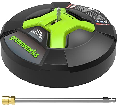 Greenworks 5210902 15 Extension Included Surface Cleaner, Green