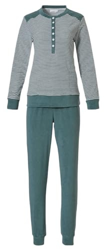 Pastunette Frottee Damen Schlafanzug NOS - Grün - 48, green