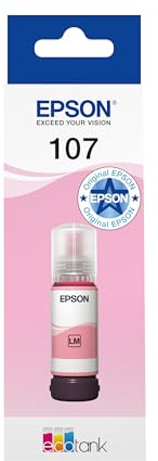 Epson 107 Light Magenta Ink Cartridge EcoTank 70ml for ET-18100 - C13T09B640
