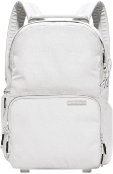 BREVITE Jumper Compact Camera Backpack: A Minimalist & Travel Photography Backpack Compatible With Laptop & DSLR Accessories, Gray, 18L US, Camera Backpack
