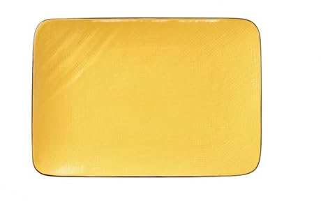Novità Home Mediterraneo - Piatto Rettangolare in Gres Giallo