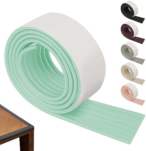Kantenschutz Selbstklebend,Weichem Extra-Breit Schaumstoff Kantenschutz für Möbel Kantenschutz Baby Sicherheit Kindersicherheit Kinderschutz Stoßschutz für Scharfe Kanten Tisch Möbel (Grün, 5M)