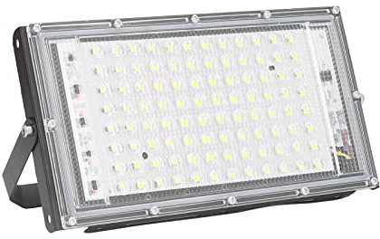 ViaGasaFamido LED-Flutlicht, 100 W, 10.000 Lm, Außenarbeitslicht, 120° Abstrahlwinkel, Flutlicht, 600 W, Halogen-Äquivalent, Kaltweiß, IP66, Wasserdicht, für Gärten, Plätze, Lagerhäuser,