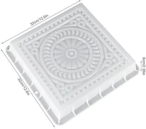 Formen für Pflastersteine Platz Beton DIY Mold Pavement Kunststoff-Pfad-Hersteller-Form Pflaster Cement Brick Die Steinstraße Pflaster Moulds Werkzeug for Gartendeko