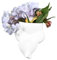 Blumenvase in Körperform, Vase mit Dicken Beinen, Kleine Dekorative Vase für Moderne Heimdekoration, Wohnzimmer, Desktop, Esstisch, Party