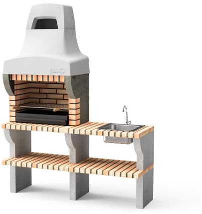 Movelar Barbacoa Bailen Plus con bancada y Fregadero