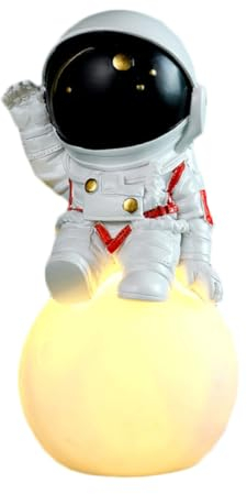 Gadpiparty Astronauten Mondlampe Nachttisch Nachtlicht Astronauten Nachtlampe Schlafzimmer Nachttischlampe Tischdekoration Nachtlampe Dekoration Kinderzimmer Nachtlicht Nachtlampe