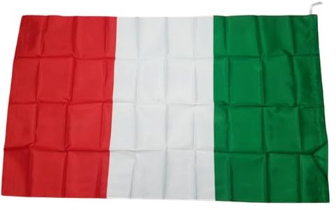 PARENCE - Drapeau National Italie 90 X 150 cm - Résistant aux intempéries avec passant pour la tige