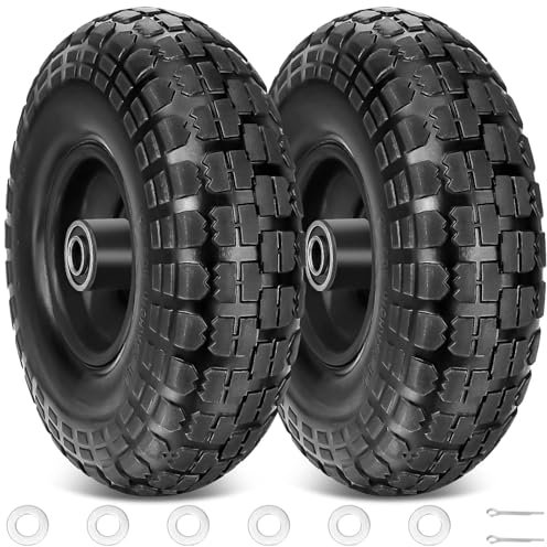 Roues en caoutchouc plein de 10 pour camion manuel 4.10/3.50-4 (version améliorée, 2)