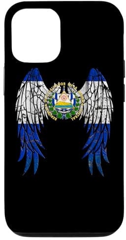 Hülle für iPhone 14 El Salvadorianische Flagge Engelsflügel Jesus Christian El Salvador