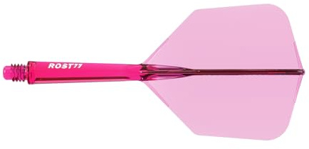 CUESOUL ROST 77 Integrierter Dartschaft und Flight, Big Wing Shape, 3er-Set (klare Farbserie)