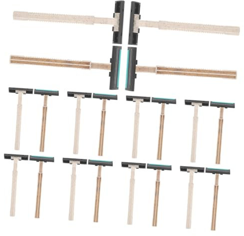 Healeved 20sätze Teiliges Rasier-set Für Manuelle Rasierer Für Körper Und Gesichtsbehaarung Tragbare Haarschneider Für Unterarme Und Beine Rasiercreme Für Und Hotelbedarf