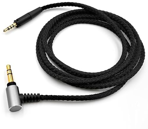 Earmax 3.5mm to 2.5mm Nylon Audio Cable 4ft Compatible with Sennheiser HD4.30 HD400S HD350BT HD4.40BT HD4.50BTNC HD458 HD458BT HD450BT Momentum etc Headphones