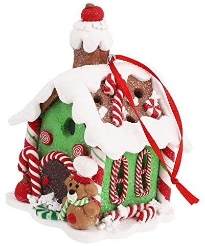 Alipis 1stk Weihnachtsbaum-anhänger Weihnachts-hüpfburgen Fenster Weihnachten Aufblasbar Christbaumschmuck Weihnachtsdekorationen Innen Wohnkultur Ornamente Klare Weihnachtskugeln Harz