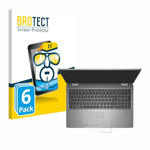brotect Screen Protector compatible with Dell Latitude 5540 Touchpad (6 Pack) - HD-Clear Protection Film