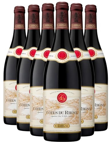 Côtes du Rhône - Rouge 2022 - Maison Guigal - Vin Rouge de la Vallée du Rhône (6x75cl)