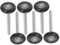 SHINEOFI 6Pièces Lot de Roulettes de Porte de Garage Nylon avec Tige Remplacement Stables pour Portes Résidentielles