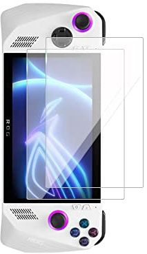 QJONSIU Schutzfolie Kompatibel mit Asus ROG Xbox Ally, 2 Pack Gehärtetes Glas Schutzfolie, HD Displayschutzfolie, Anti Kratzer