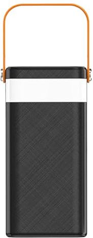 Power Bank Solare Alta Capacità 120W 50000mAh, Caricatore Esterno Con Illuminazione | Batteria Portatile Con Cavi Inclusi Per Telefoni Cellulari Tablet Gite Campeggio Attività Esterne Emergenze