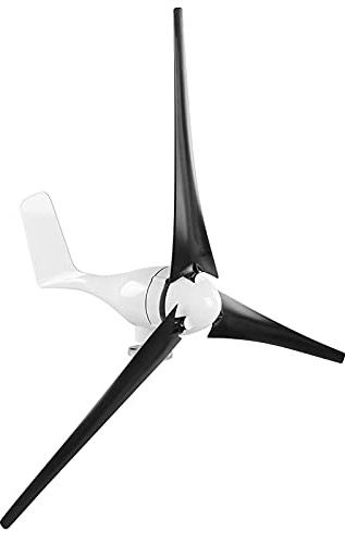 Haofy Kit Generatore Efficiente di Eoliche da 300 W Aerogeneratore a 3 Pale per Ricarica di Cabine per Terrazze di Barche (12V)