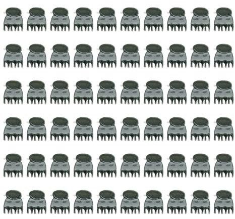 AKOOSY 250 Pièces Lot de Pinces Orchidées Vert Foncé Clips Support Plantes Délicates Fixation Vigne pour Jardin Serre Balcon