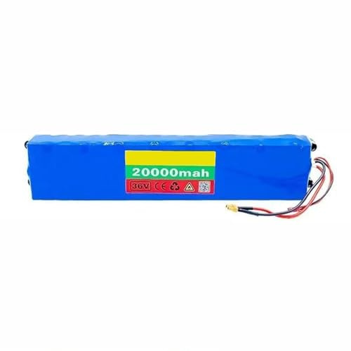 36V 20AH Lithium-Akkus Für Elektroroller 10S3P Hochleistungs Akku Für Elektrofahrrad Wasserdichter PVC-Akku Eingebauter BMS Für 200W 350W 500W Motor XT60