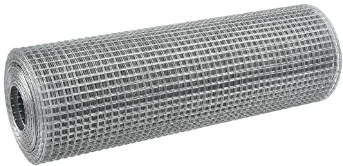 400mmX6m Rodent Proofing Wire Metal Mesh Blocks Rats,Mouse, Squirrel & Bird Access Internal & External Pest Prevention,Galvanised Wire Mesh for Gaps Vents in the Home and Garden